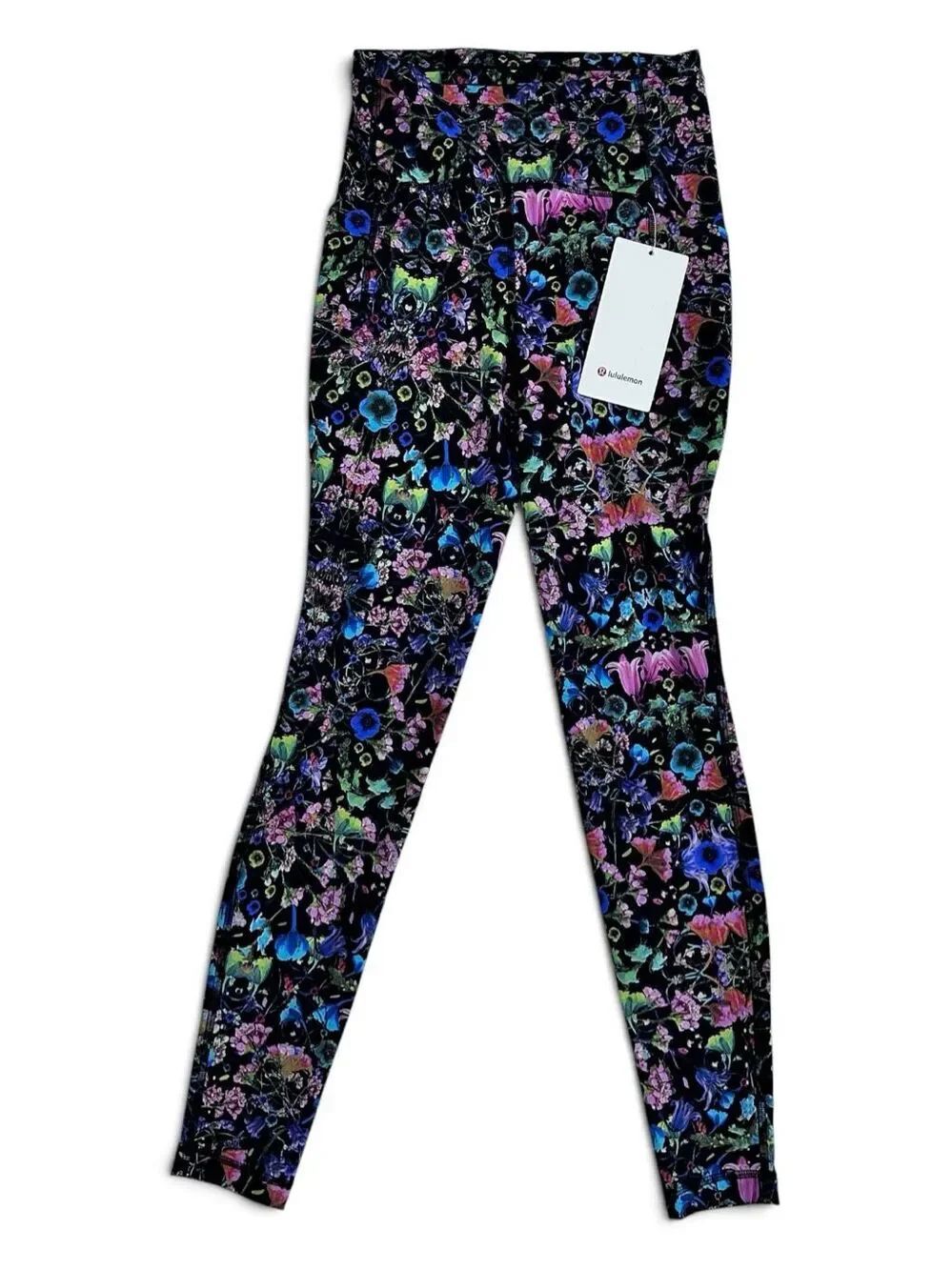 NWT Lululemon Swift Speed High-Rise Tight 28” Flowerscope Sz 4 Athleisure Gym